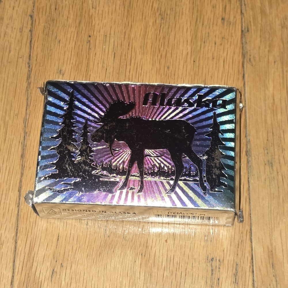Arctic Circle Enterprises Alaska Electroplated Playing Cards New